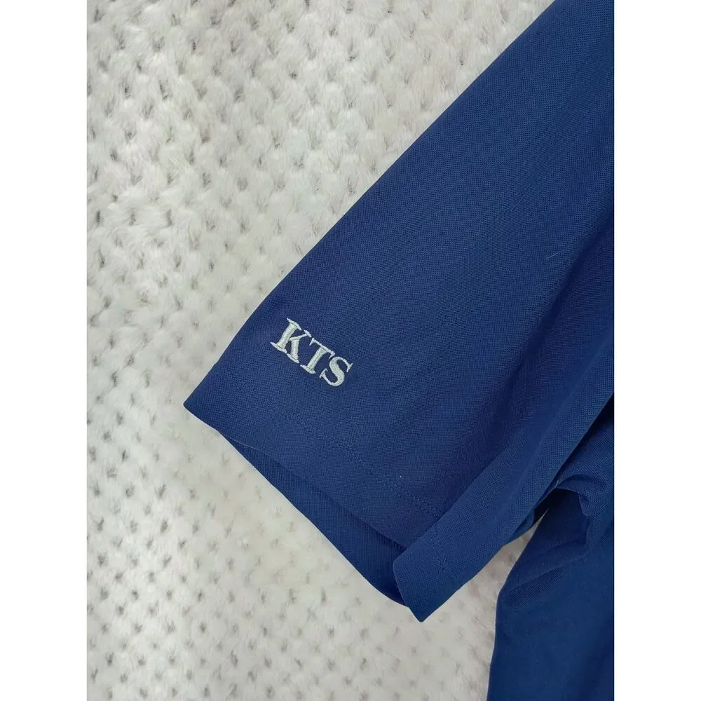 Nike Golf Dri-Fit Men's Large Navy Blue Polo Shirt